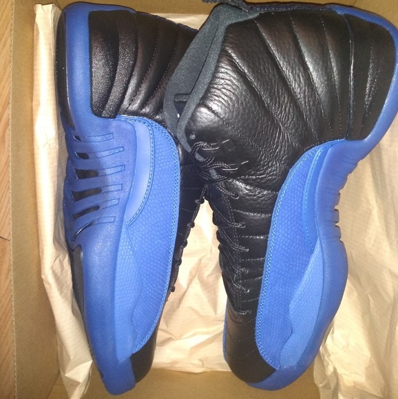 black in blue 12s